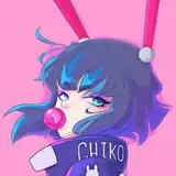 Hot Pink Evil Bunny